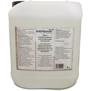 Diephaus Ausblühentferner & Kraftreiniger für Terrassenplatten, 5L Kanister.