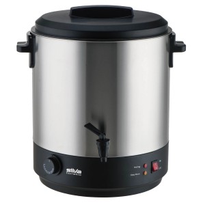 Silva Homeline Heißgetränkeautomat PK-HG 300 (30 l) aus Edelstahl mit Zapfhahn und Temperaturregler.