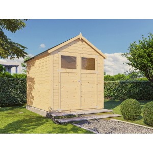 Bertilo Holz-Gartenhaus Sylt 180 cm x 238 cm Natur FSC®