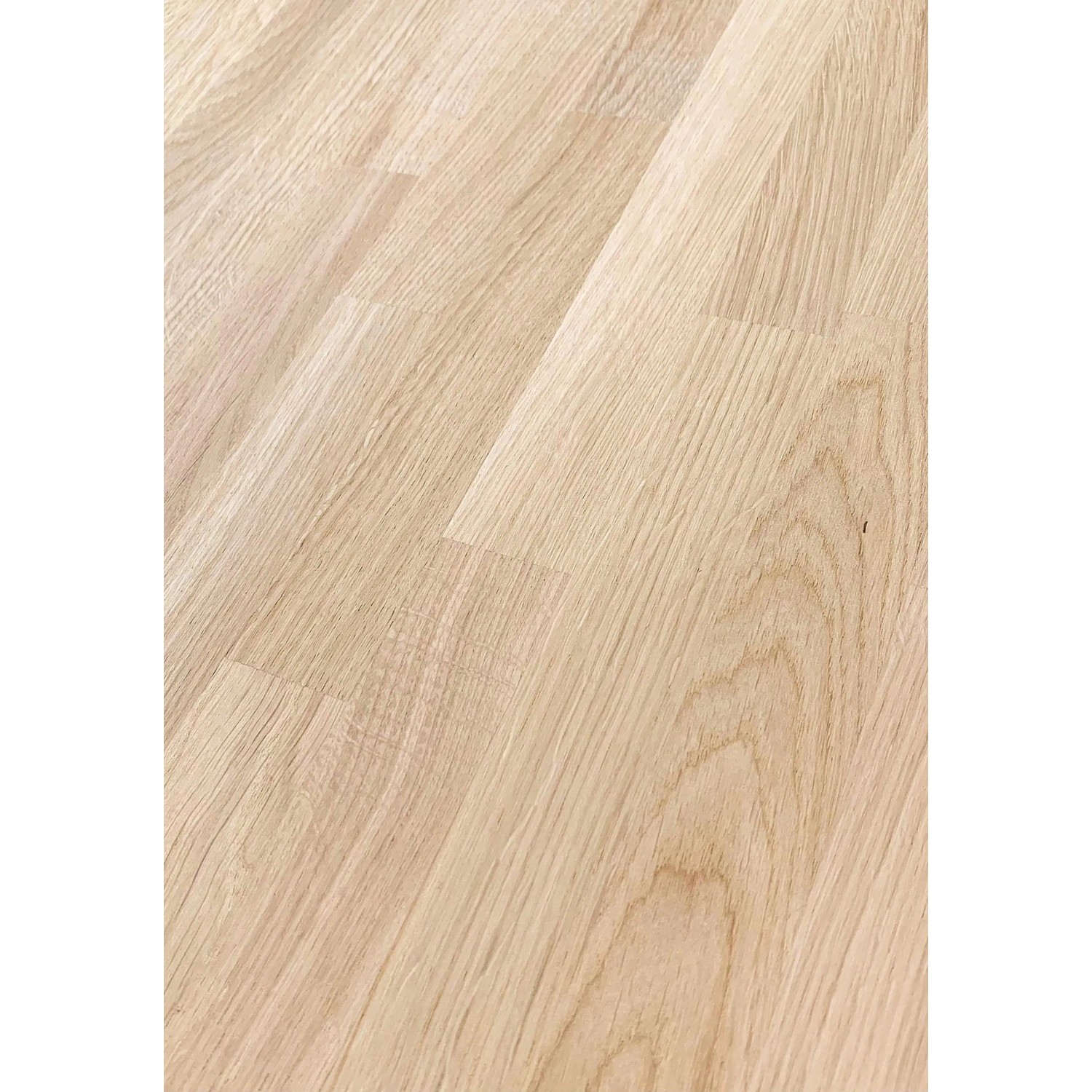 Treppe Kos 15 Stufen Eiche Natur 105 cm Metallgeländer Weiß FSC®_7
