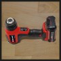 Einhell Akku-Heißluftpistole TE-HA 18 Li Solo, rot/schwarz, mit Akku. Heißluftgerät für Heimwerker.