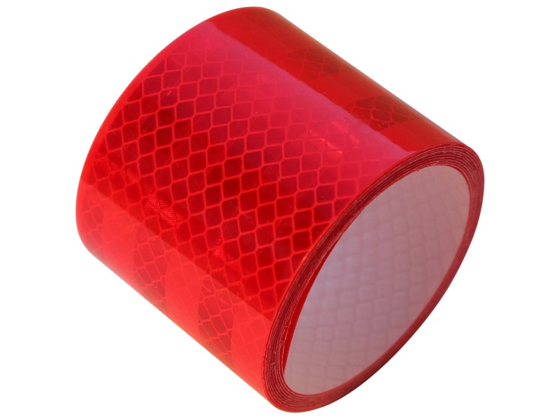 ERBI - Wasserdichtes Reflektorband selbstklebend [50mm x 20m] weiß -  Reflektorstreifen zum Kennzeichnen von Fahrzeugen & Gefahren -  Reflektorfolie, Reflektor Band, Reflective Tape : : Baumarkt