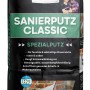 Sack MEM Sanierputz Classic Grau 25kg. Spezialputz für feuchte Mauerwerke, atmungsaktiv und schimmelvorbeugend.