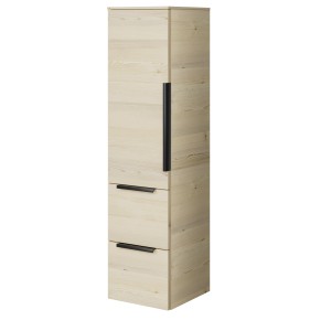 Pelipal Midischrank Quantum 07, Polar Pinie quer, 30 cm breit, mit Tür und zwei Schubladen.