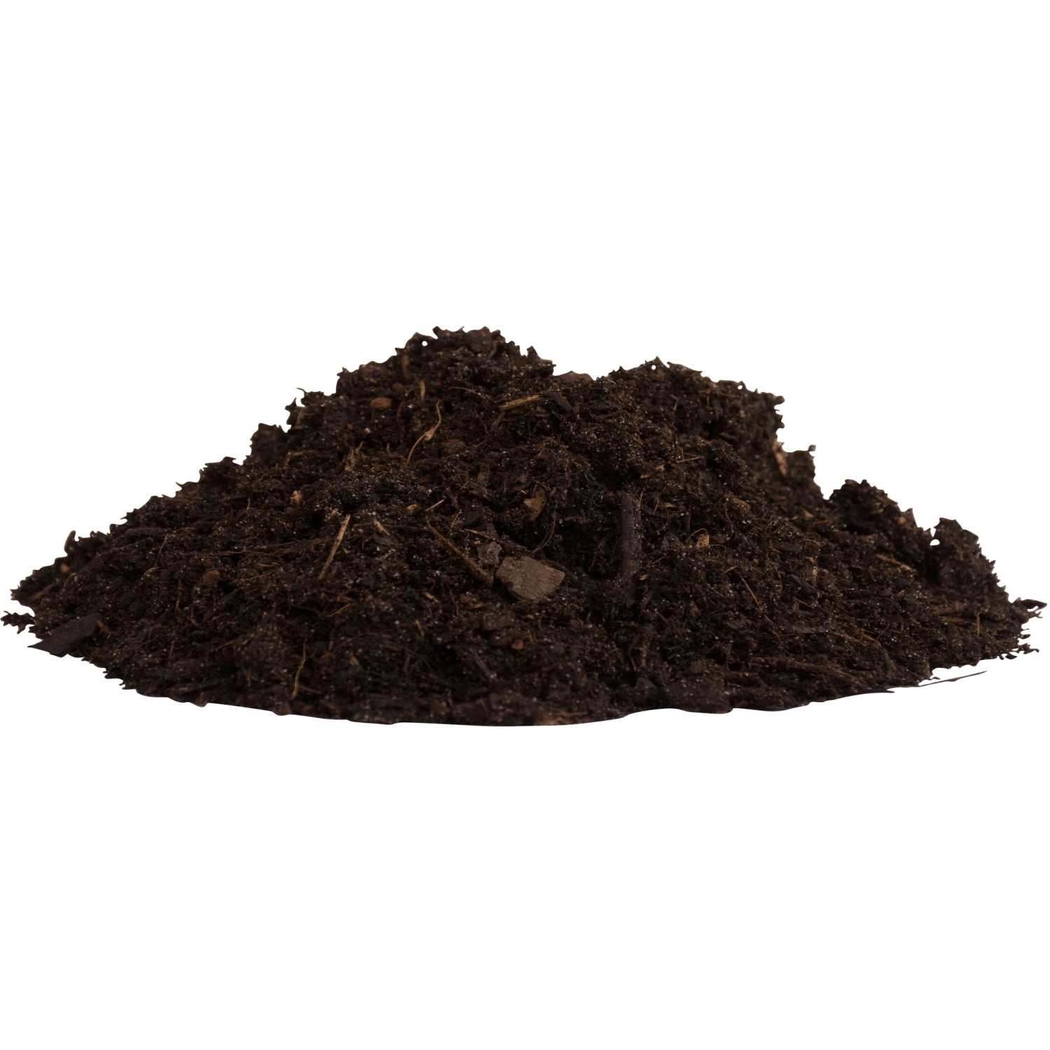 Haufen Compo Bio Universal-Erde, torffreie Blumenerde für Garten und Balkon.
