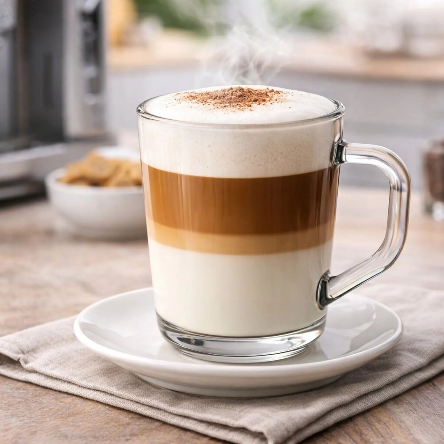 BigDean 6 Latte Macchiato Gläser Mit Henkel 230 ml Klare Latte Gläser kaufen bei OBI