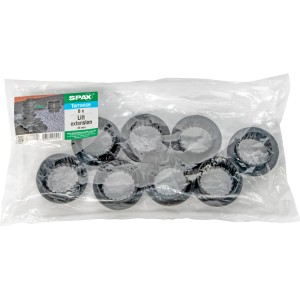Spax Verlängerungsstücke für Terrassendielen, 8 Stück, 35 mm, zur Höhenanpassung.