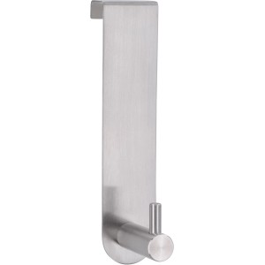 Siro Türgarderobenhaken 1983 aus Edelstahl zum Einhängen an der Tür.