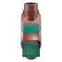 Garantia Fallrohrfilter Rainus DN 80-100, braun, mit Filtereinsatz für Regentonnen.