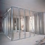 Knauf CW-Profil 50x50 mm als Ständerwerk für Wandmontage im Rohbau.