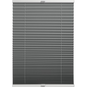 Graues Schöner Wohnen Thermo-Plissee Ella, 60x130 cm, für Fenster, verdunkelnd und energiesparend.