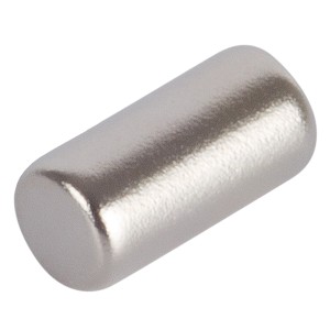 Fix-o-moll Magnetzylinder Neodym, 4x8mm, silberfarben. Starker Magnet für Pinnwände und mehr.