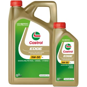 Castrol EDGE 5W-30 LL H Motoröl, 5 l + 1 l Gebinde für Benzin, Diesel & Hybrid Fahrzeuge.