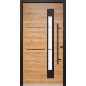 Splendoor Thermospace Haustür Berlin Prime Woodeffect 110x210 cm R