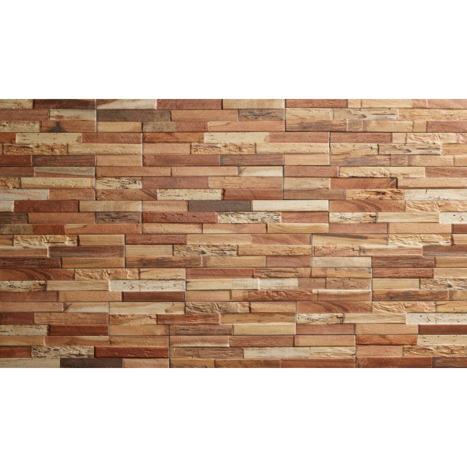 Klimex Verblender Feinsteinzeug UltraStrong Colorado 4D, braune Holzoptik für Innen- und Außenbereich.