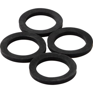 KÖRO Gummi-Ringe, 21x30x3 mm, selbstklebend, 4 Stück, für Kupplungen und Schlauchverbinder.