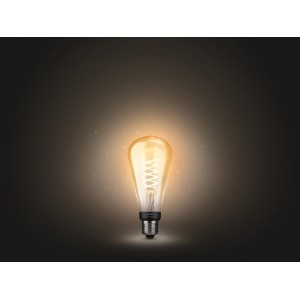 Philips Hue Filament Giant Edison LED-Lampe E27, 7W, warmweißes Licht. Smarte Retro-Glühbirne.