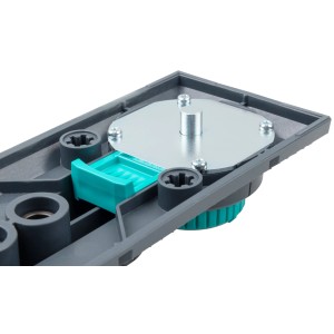 wolfcraft Drill-Jig Elektro Markier- und Anbohrschablone für Elektroinstallation, Detailansicht.