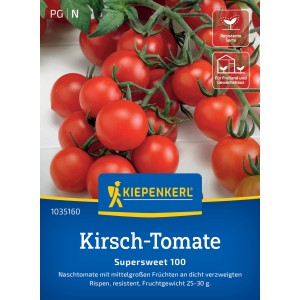 Kiepenkerl Tomate (Cherry-Tomate) "Supersweet 100" F1-Hybride