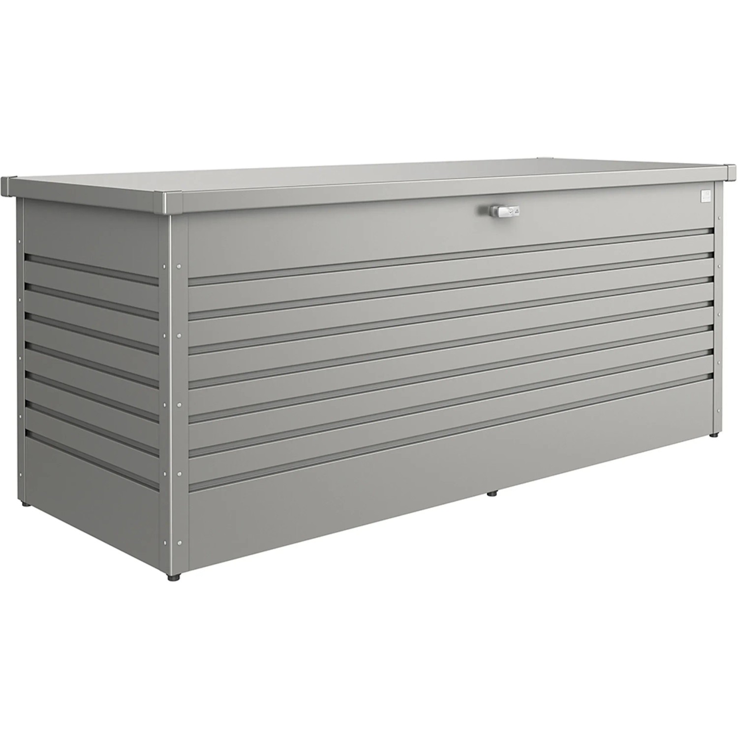 Biohort Freizeitbox Gr. 200, Quarzgrau-Metallic, ideal zur Aufbewahrung im Außenbereich.
