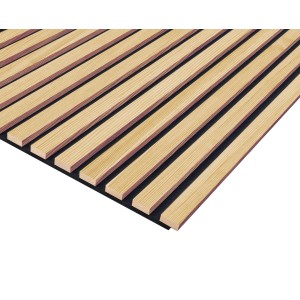 FN Acustico Akustikpaneel aus Kiefernholz, Roh, zur Wand- und Deckenverkleidung.