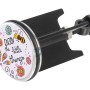 Wenko Waschbeckenstöpsel Pluggy Mod Little Things mit bunten Motiven und Spruch.