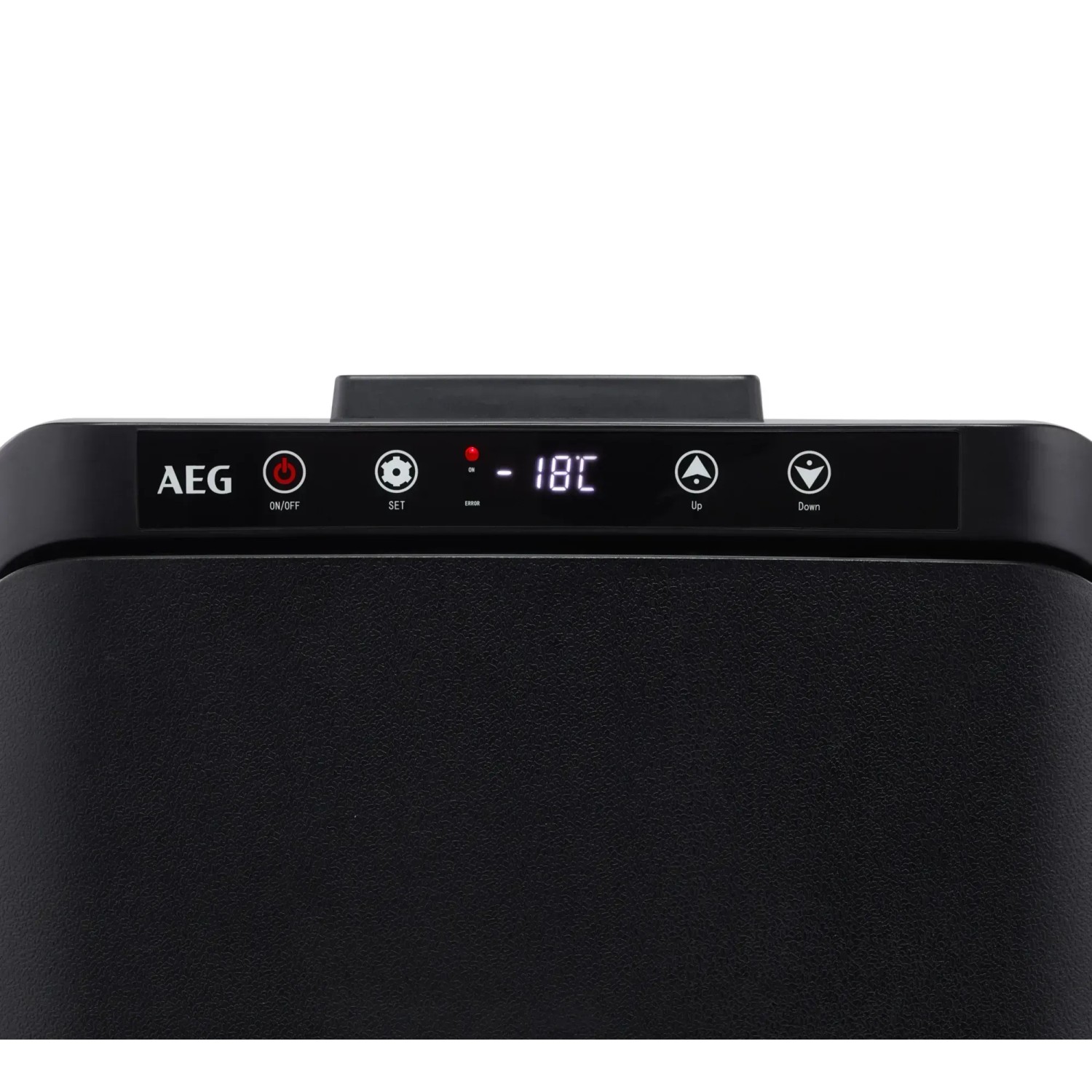 AEG Kompressor-Kühlbox KK 30, grau-schwarz, mit digitalem Display zur Temperaturregelung.