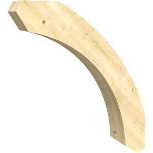 Skan Holz Rundes Kopfband 8 x 5,5 x 75 cm Natur