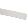 Weiße Gardinia Kunststoffblende, 5 cm breit, für Gardinenschienen.