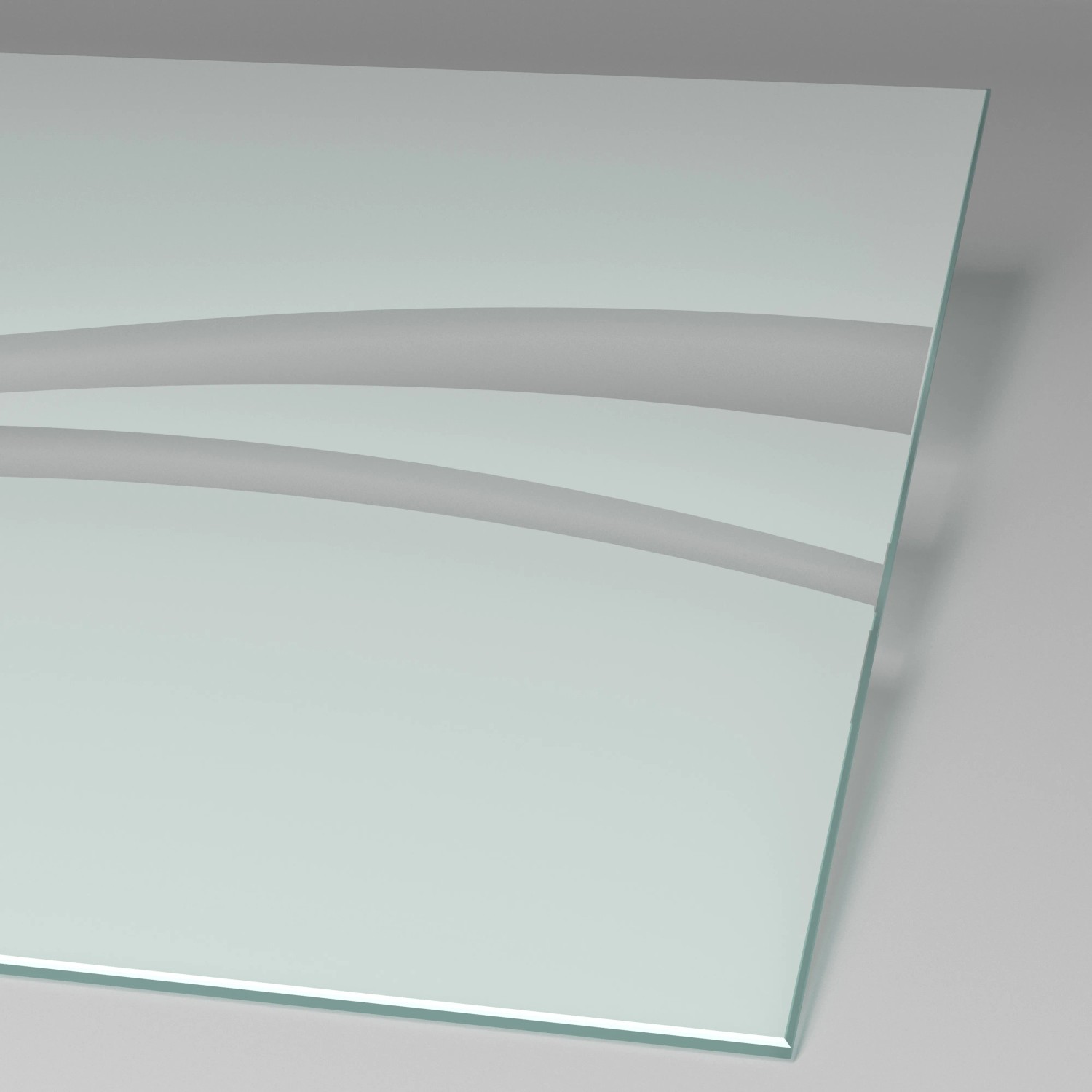 Detailaufnahme: Schulte Alexa Style 2.0 Duschwand mit Dekor, Sicherheitsglas.