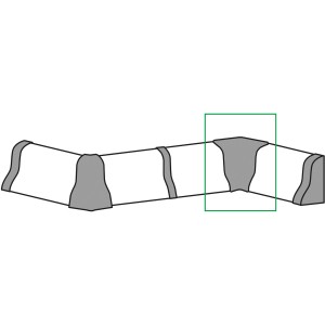 FN Neuhofer Inneneck Sockelleiste FU018 Ahorn, 2er-Pack für saubere Innenecken.