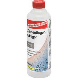 Flasche Patina Zementfugenreiniger 0,5 l für saubere Fugen.