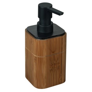 Wenko Seifenspender Serro 200 ml Ø 7,5 cm x 16,5 cm Bambus FSC®