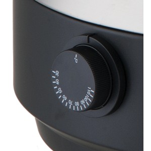 Detailaufnahme: Temperaturregler des Silva Homeline Heißgetränkeautomaten PK-HG 300.