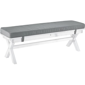 Graues Sitzkissen für Kulikup Kinder-Gartenmöbelbank.