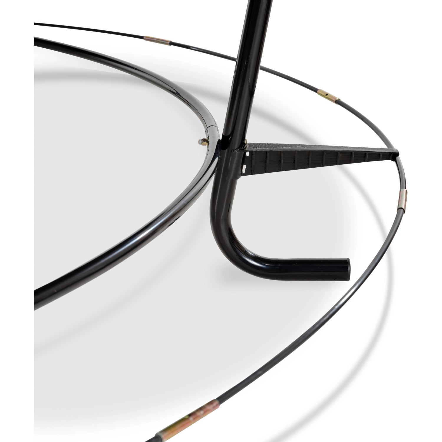 Detailansicht des EXIT Mähroboter-Stoppers für Trampoline (Ø427cm), Zubehör zur Rasenpflege.