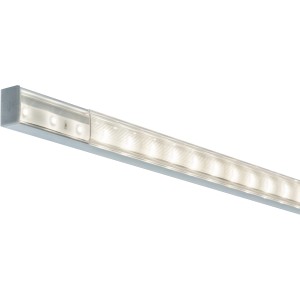 Paulmann Square Profil, 1 m LED-Streifen mit Diffusor für gleichmäßige Lichtverteilung.