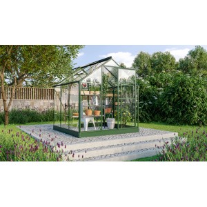 Vitavia Gewächshaus Triton 3800 Smaragd 3,8 m² inkl. Fundamentrahmen