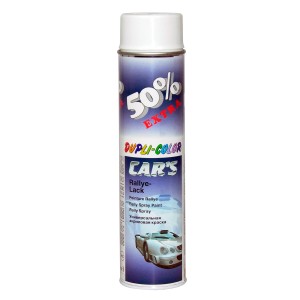 Dupli-Color Cars Rallye-Lack Weiß Glänzend, 600ml Spraydose für Lackreparatur.