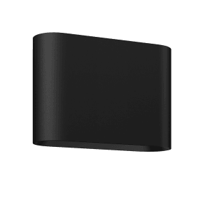 Schwarze Philips Hue Dymera LED-Wandleuchte für Innen & Außen, 23x16 cm.