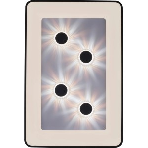 Schwarze LED-Deckenleuchte Vertigo von Just Light mit Kristalleffekt, 90,5x60,5 cm.
