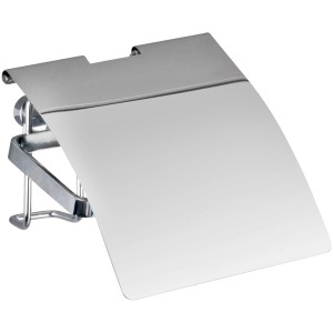 Wenko Toilettenpapierhalter Premium aus glänzendem Edelstahl zur Wandmontage.