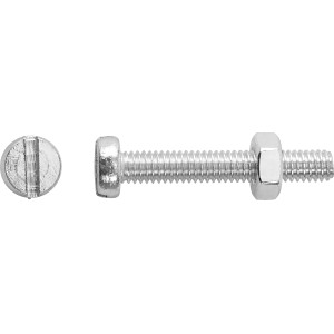 Innensechskantschrauben Linsenkopf Ø 5 mm x 16 mm Stahl 8 Stück