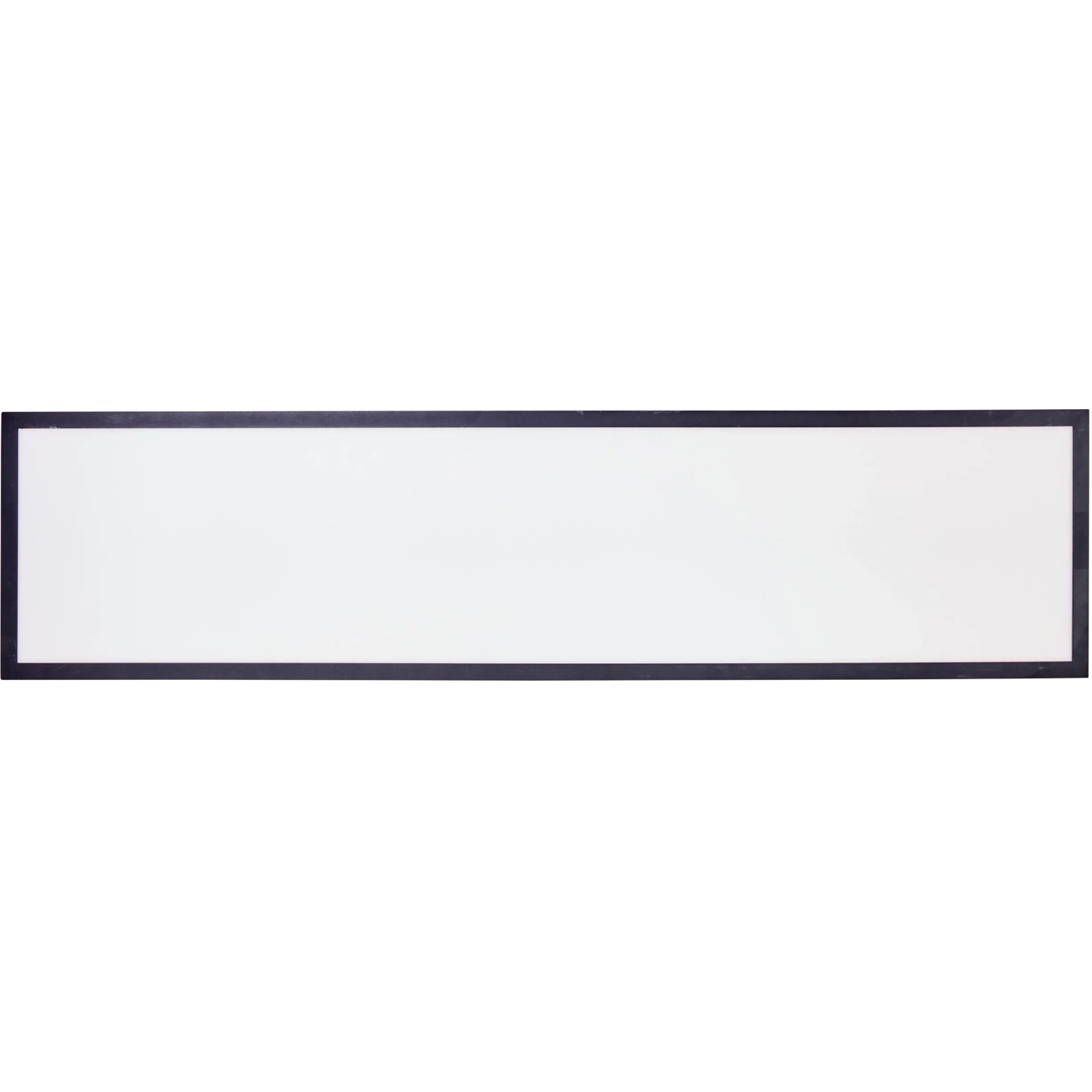 Schwarzes LED-Deckenpaneel Jacinda, 120x30 cm, für Innenräume, dimmbar.