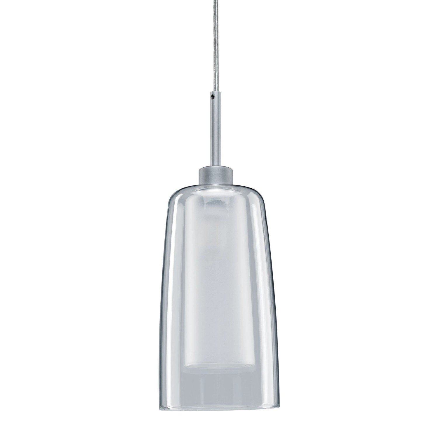 Paulmann URail LED Pendelleuchte Arido II, 5W, Chrom matt, für Schienensysteme.