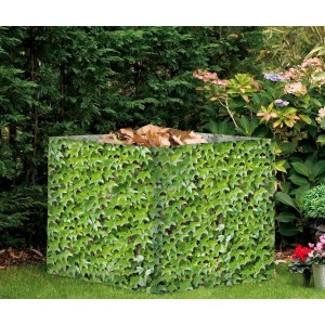 Wenko Balkonsichtschutz Wilder Wein, 85x500cm, mit grünem Efeu-Motiv für Balkon, Terrasse oder Garten.