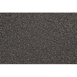Nahaufnahme von anthrazitfarbenem Fugensand (1-3 mm) für Pflaster- und Plattenbeläge.