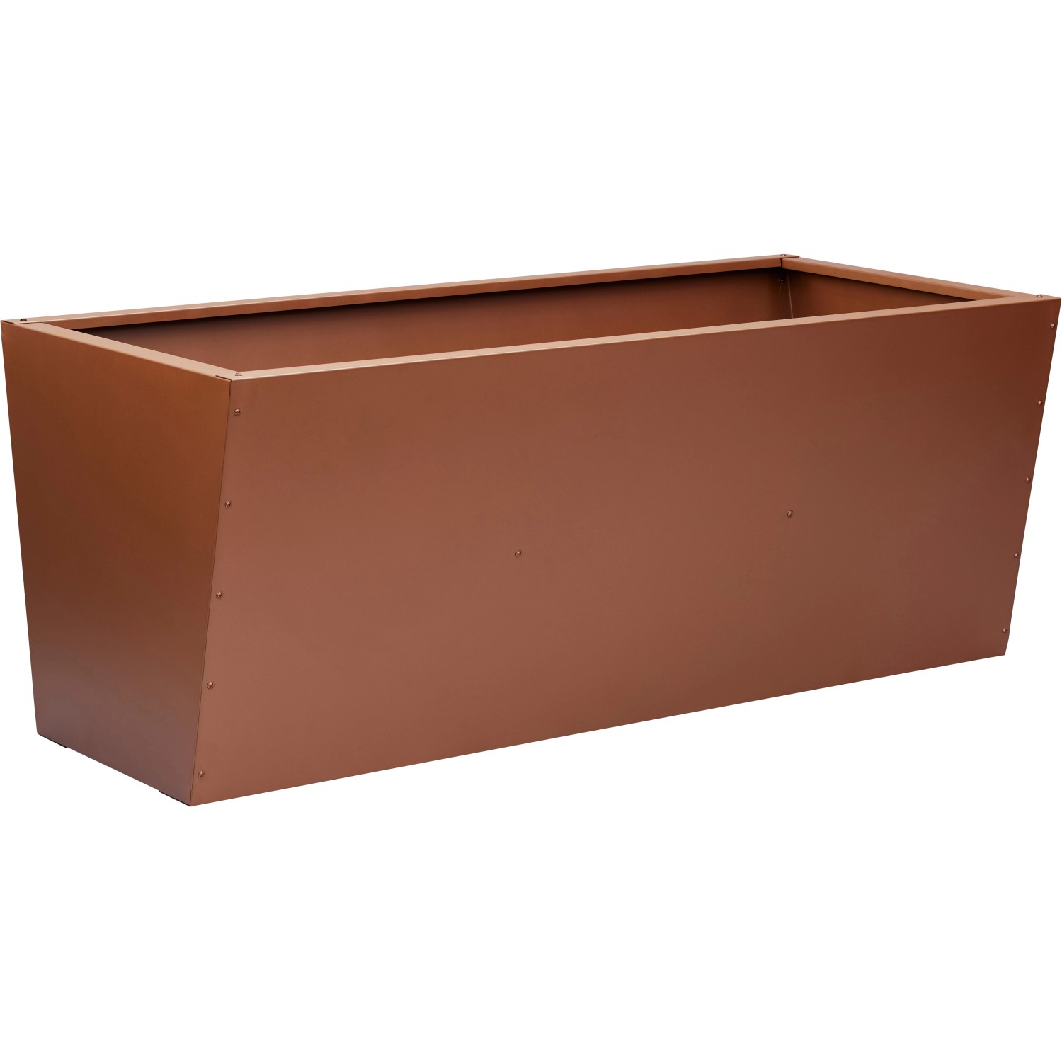 Gutta Hochbeet Valenta 200 in Rostoptik, ein Metall-Hochbeet für Garten und Terrasse.