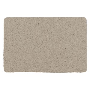 Wenko Badematte Loop, taupe, 40x60 cm, aus Kunststoff für Bad und Outdoor.