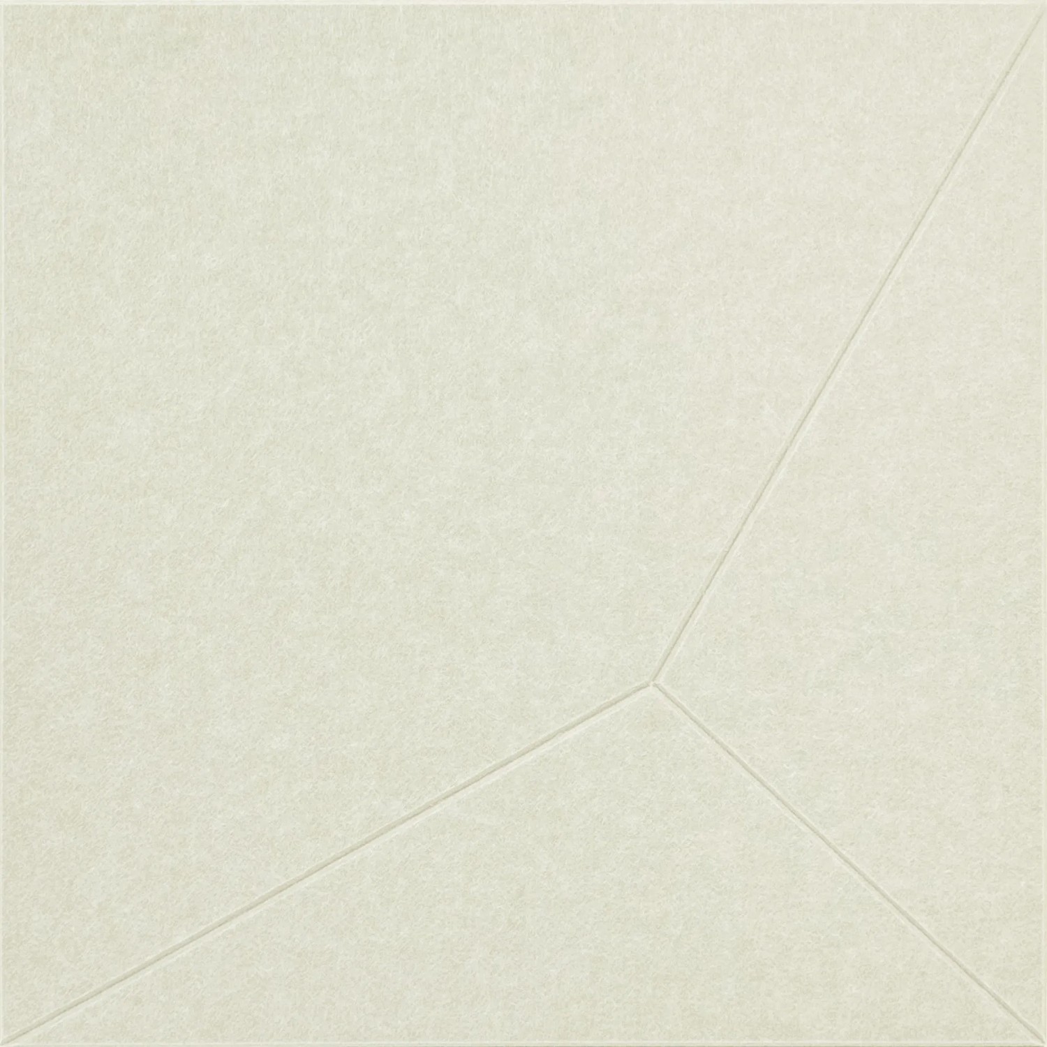 Jangal Wandpaneel Modular Wall Geometric, Cotton-White, mit markantem Linienmuster.